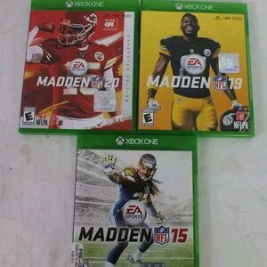 Madden NFL 15, 19, 20 - Xbox One - Video Games lot.